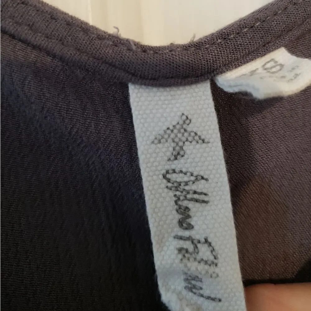 Others Follow Gray Sleeveless Top
